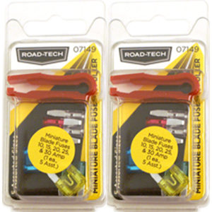 Road-Tech Fuse Kit w/Puller - Assorted ATM Mini Blade