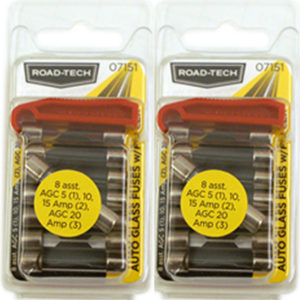 Road-Tech Fuse Kit w/Puller - Assorted Emergency Glass