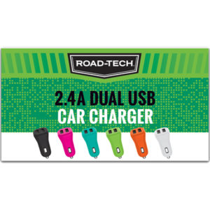 Road-Tech Tray Pack 2.4A Car Charger